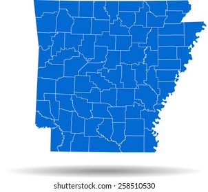 Arkansas map