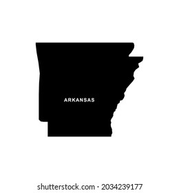 Arkansas map icon. Arkansas icon vector