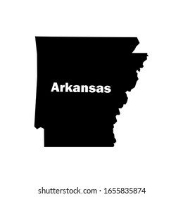 Arkansas outline icon isolated. Symbol, logo illustration for mobile concept and web design.