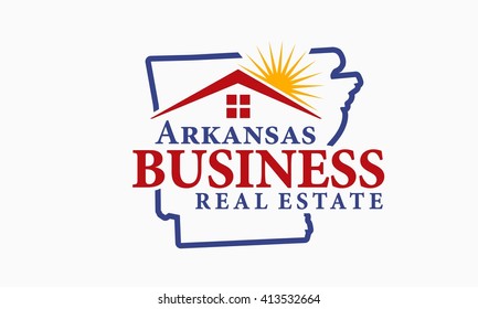 Arkansas Real Estate Logo Stock Vector (Royalty Free) 413532664 ...