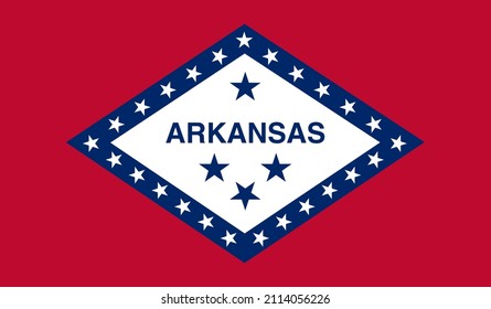 Arkansas US State Vector Illustration