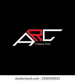 Diseño del logotipo de ARL, logotipo simple y moderno de ARL. Diseño de alfabeto lujoso ARL  