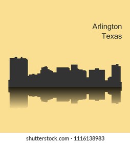 Arlington, Texas ( city silhouette )