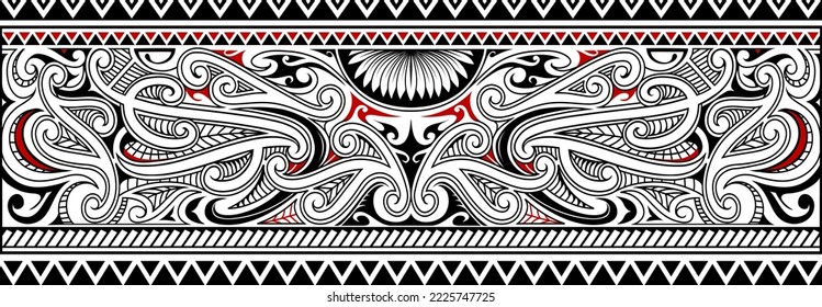 Arm band design in Polynesian ethnic style