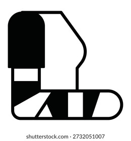  Arm Bandage Vector Icon which can easily modify or edit


