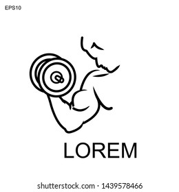 	
arm, bicep, strong hand icon cartoon .vector ilustration