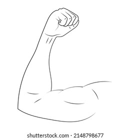 Armbiceps, Vektorgrafik.