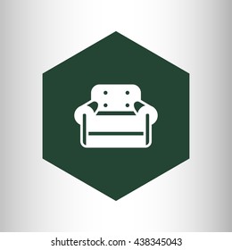 arm chair icon