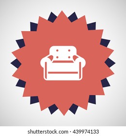 arm chair icon