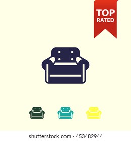 arm chair icon