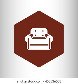 arm chair icon