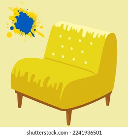 Arm Chair Living Room Modern Interior Design