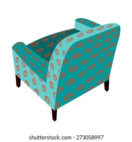 Arm chair vector illustration