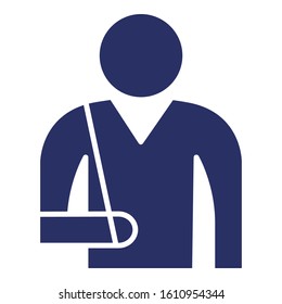 
Arm Fracture Isolated Vector icon which can be easily modified or edit
