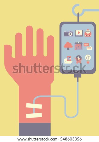 An arm gets connected to a smart phone