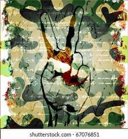 arm grunge background