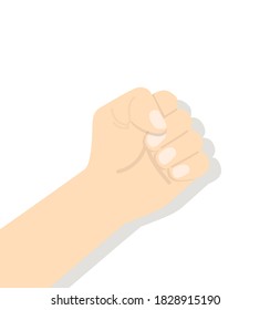  arm Hand Raised fists vector