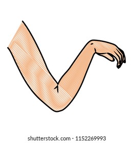 arm human relax icon