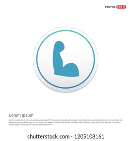 arm icon Hexa White Background icon template - vector icon
