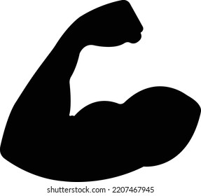 Arm icon symbol. Premium quality isolated muscle element in trendy style.illustration