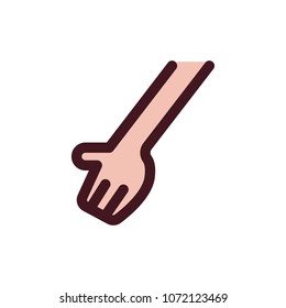 arm icon vector
