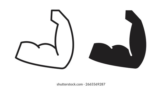 Icono del brazo. Ilustración vectorial. Ilustración vectorial aislada. Ilustración EPS.