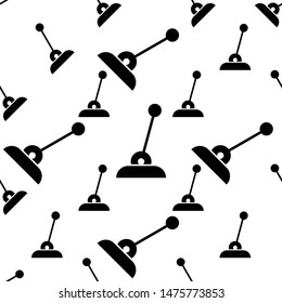 Arm Lever Icon Seamless Pattern Vector Art Illustration