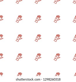 Arm Rash Icon Pattern Seamless White Background. Editable Outline Arm Rash Icon. Arm Rash Icon Pattern For Web And Mobile.