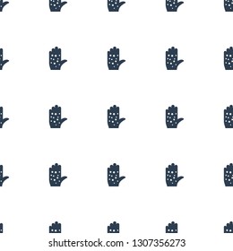 Arm Rash Icon Pattern Seamless White Background. Editable Filled Arm Rash Icon. Arm Rash Icon Pattern For Web And Mobile.