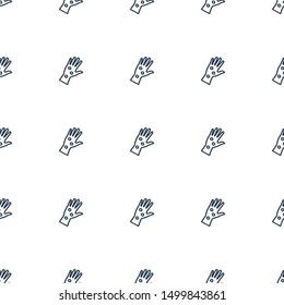 Arm Rash Icon Pattern Seamless White Background. Editable Outline Arm Rash Icon. Arm Rash Icon Pattern For Web And Mobile.