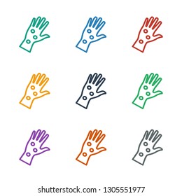 Arm Rash Icon White Background. Editable Outline Arm Rash Icon From Medicine. Trendy Arm Rash Icon For Web And Mobile.