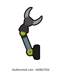 arm robot technology android metal  icon. Isolated and flat illustration. Vector graphic