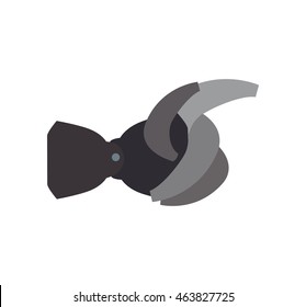 arm robot technology android metal  icon. Isolated and flat illustration. Vector graphic