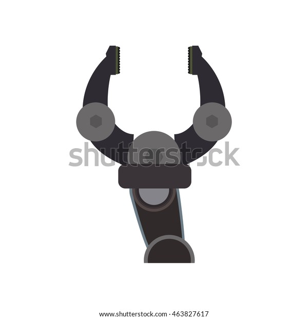 Arm Robot Technology Android Metal Icon Stock Vector Royalty Free