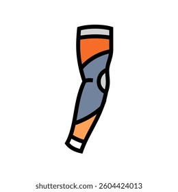 arm sleeves running accessories color icon vector. arm sleeves running accessories sign. isolated symbol illustration