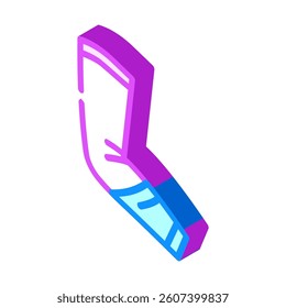 arm sleeves running accessories isometric icon vector. arm sleeves running accessories sign. isolated symbol illustration