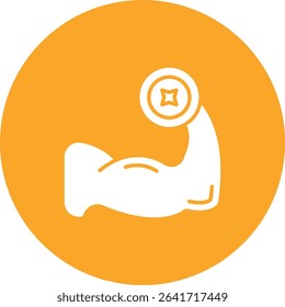 Arm Workout vector icon. Can be used for printing, mobile and web applications.