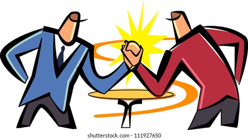 Arm wrestling