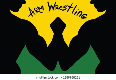 arm wrestling banner