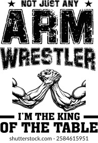 Arm Wrestling Graphic T-shirt design