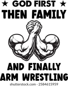 Arm Wrestling Graphic T-shirt design