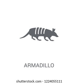 Armadillo icon. Trendy Armadillo logo concept on white background from animals collection. Suitable for use on web apps, mobile apps and print media.