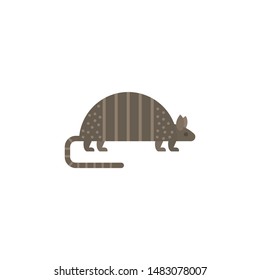 Armadillo icon,vector on a white background