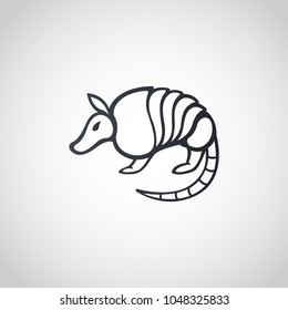 Armadillo Logo Icon Design, Vector Illustration