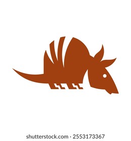 Armadillo Vector Logo Design Template