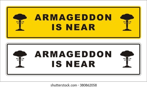 Armageddon - road sign