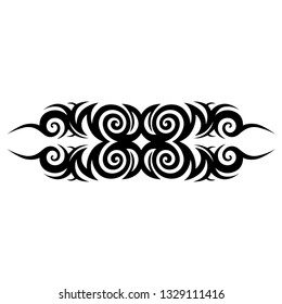 Armband tribal tattoo art design, decoration vintage tribal element ornament vector