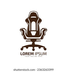 armchair, chair icon in trendy flat style office chair logo vector