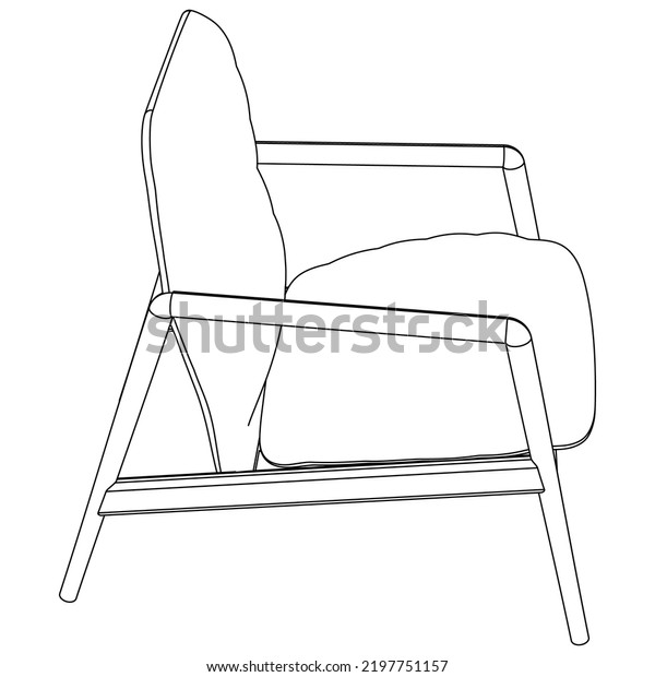 Armchair Doodle Icons Collection Vector Hand Stock Vector (Royalty Free) 2197751157 Shutterstock