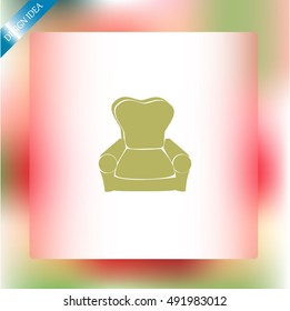 Armchair icon